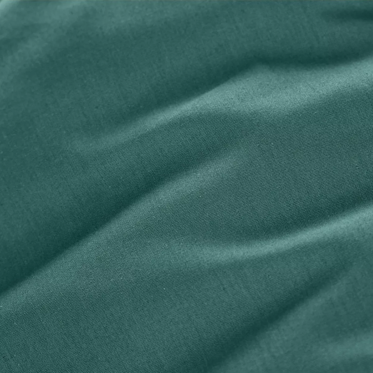 Sábana de percal de algodón (270 cm) Cali Azul trullo