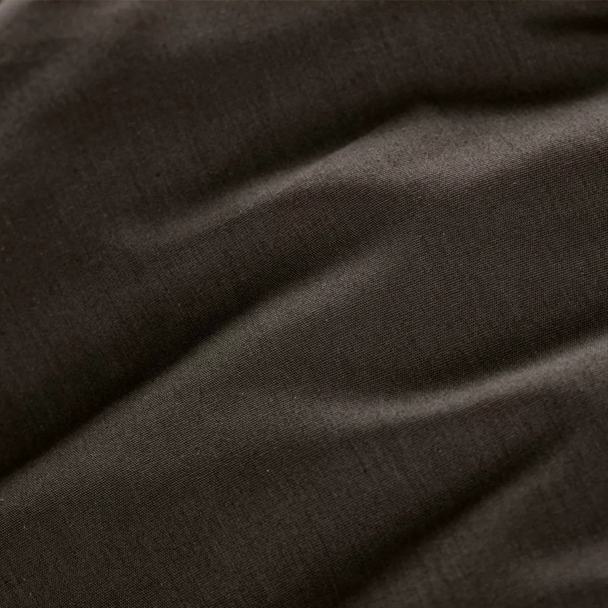 Drap plat percale de coton (270 x 300 cm) Cali Noir