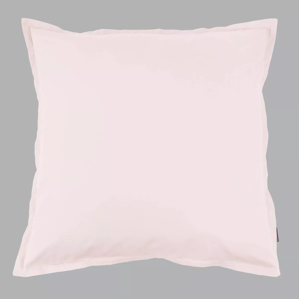Taie d'oreiller carrée percale de coton (80 x 80 cm) Cali Rose poudré