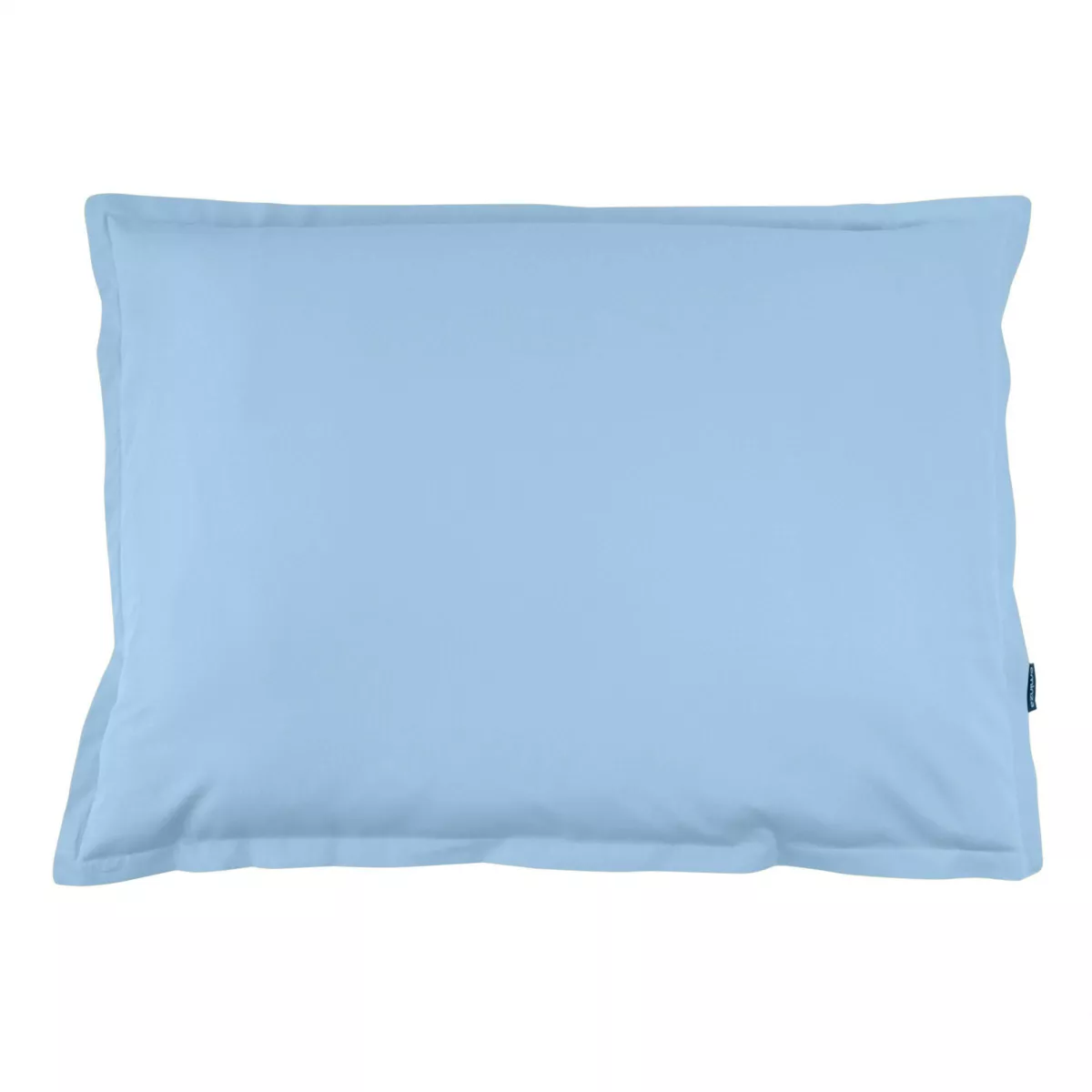 Funda de almohada rectangular de percal de algodón (50 x 70 cm) Cali Azul cielo
