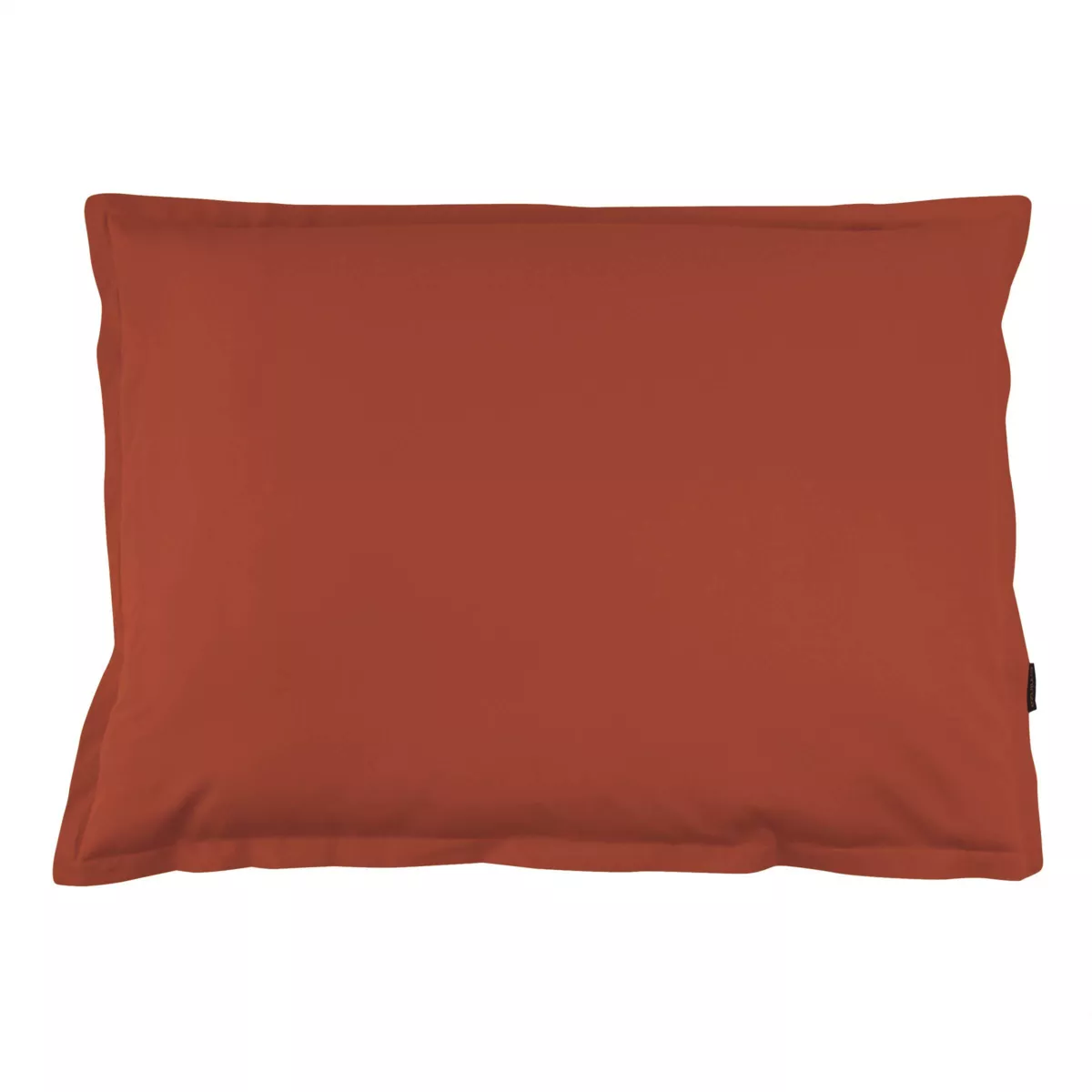 Funda de almohada rectangular en percal de algodón (80 cm) Cali Terracota