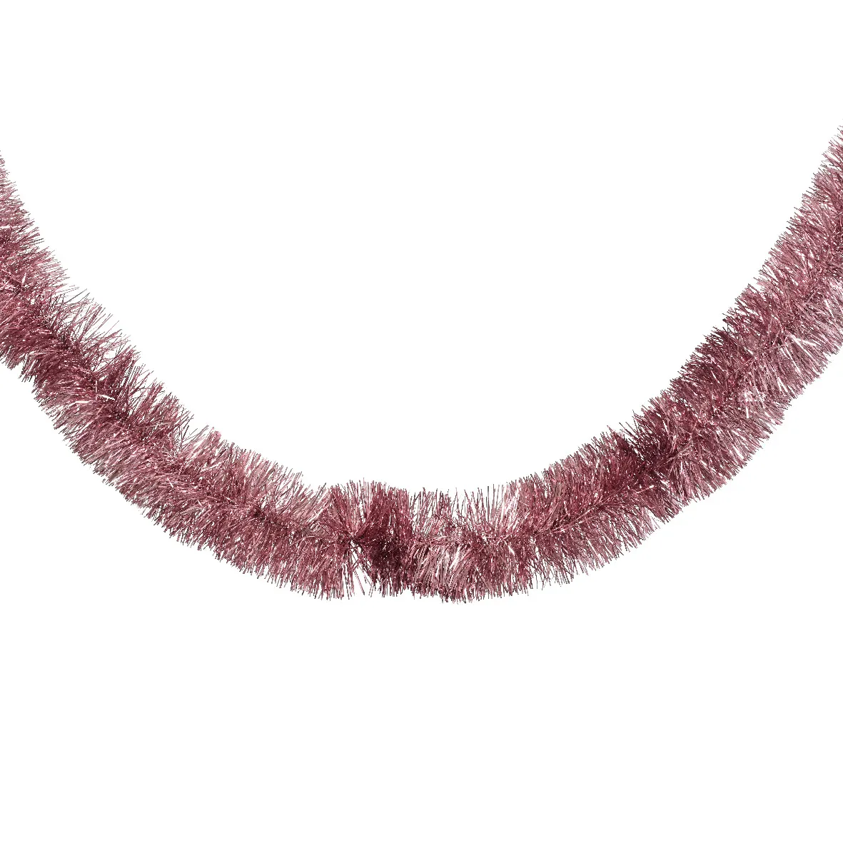 1 Guirlande scintillante pet dia10-L270cm rose pale ALPINE
