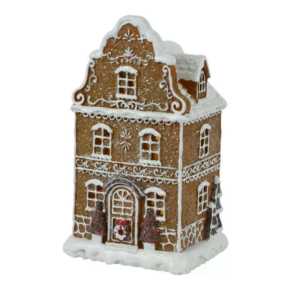 Casetta del villaggio a pile (H20 cm) Dolcezza pan di spezie