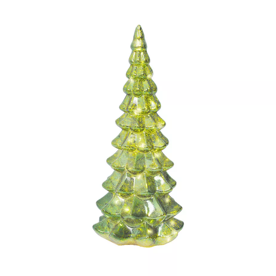 Albero di Natale luminoso a batteria 20 LED (H32 cm) Eterno Verde