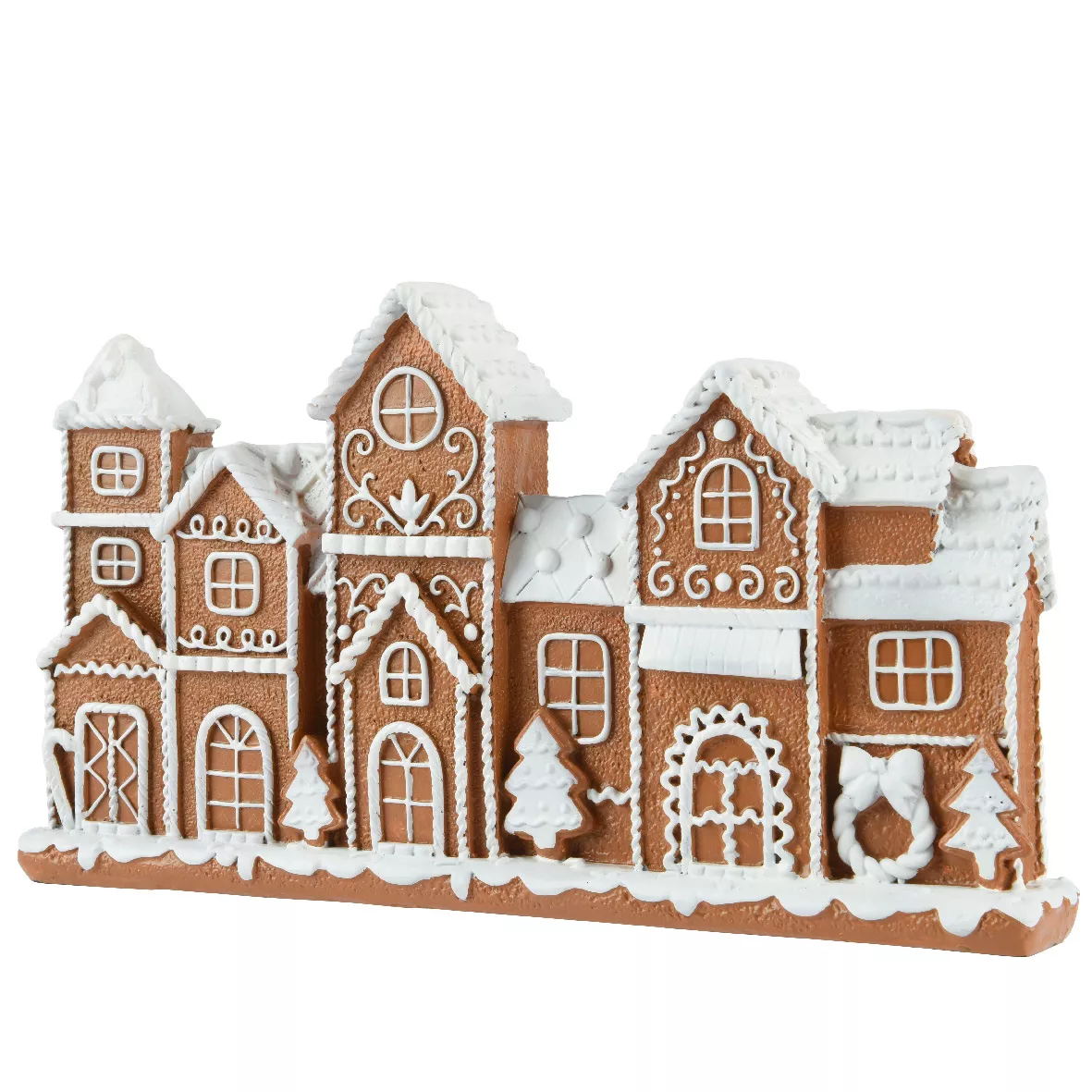 1 Maison polyresine L30.50-W5-H16.50cm brun/couleur(s) 