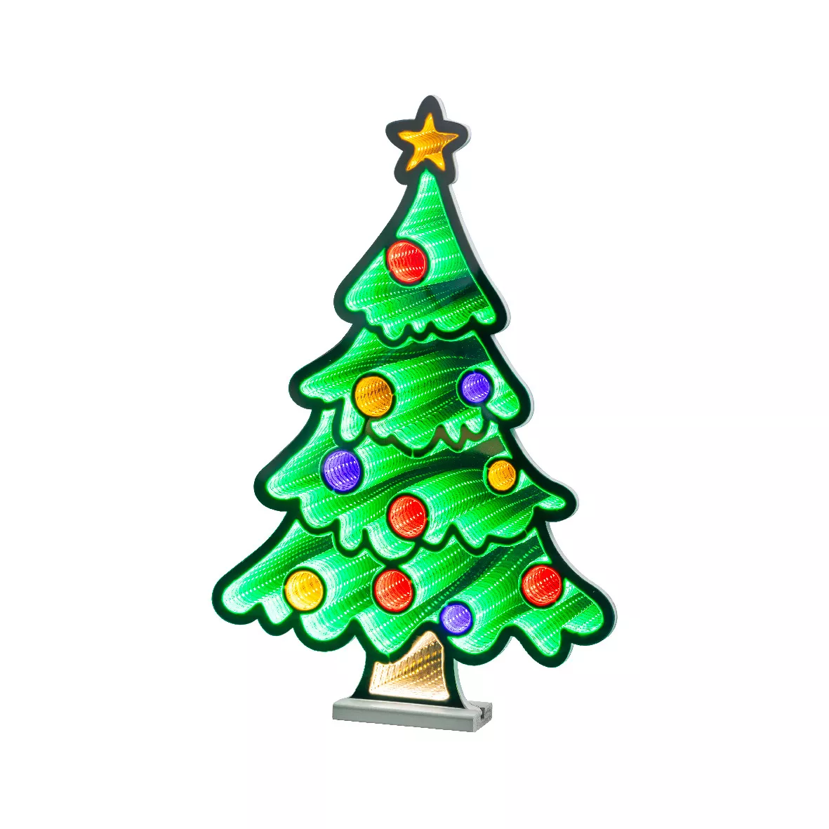 Albero di Natale luminoso 393 LED (H63 cm) Infinity Multicolore
