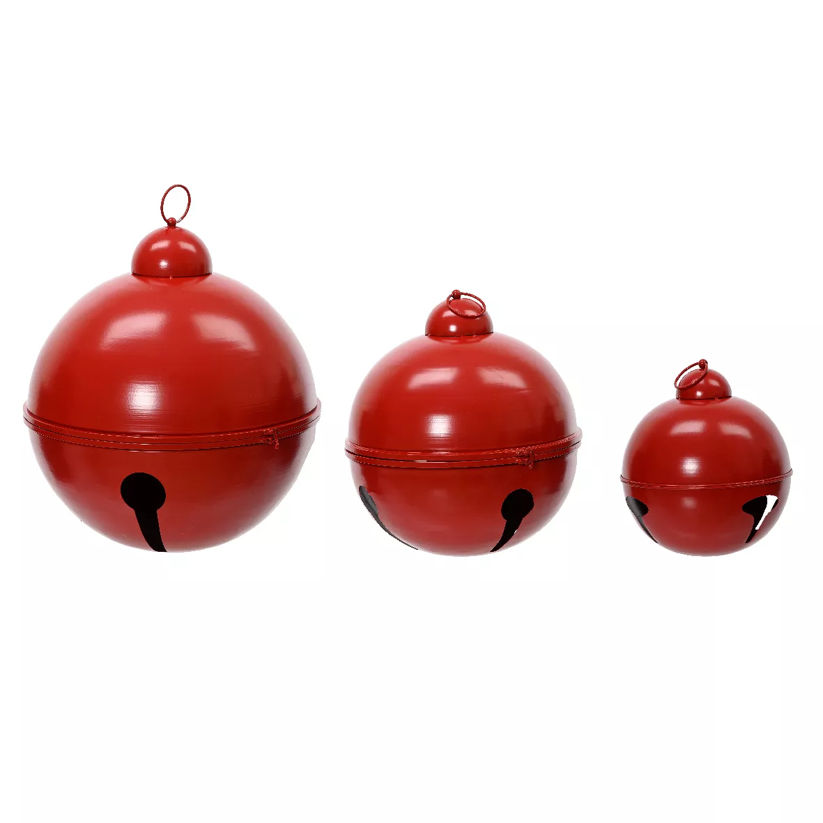 Campanelle Di Natale In Peluche Con Ciondolo In Metallo A Forma Di Albero Di Natale Cachi E Rosso 98499600