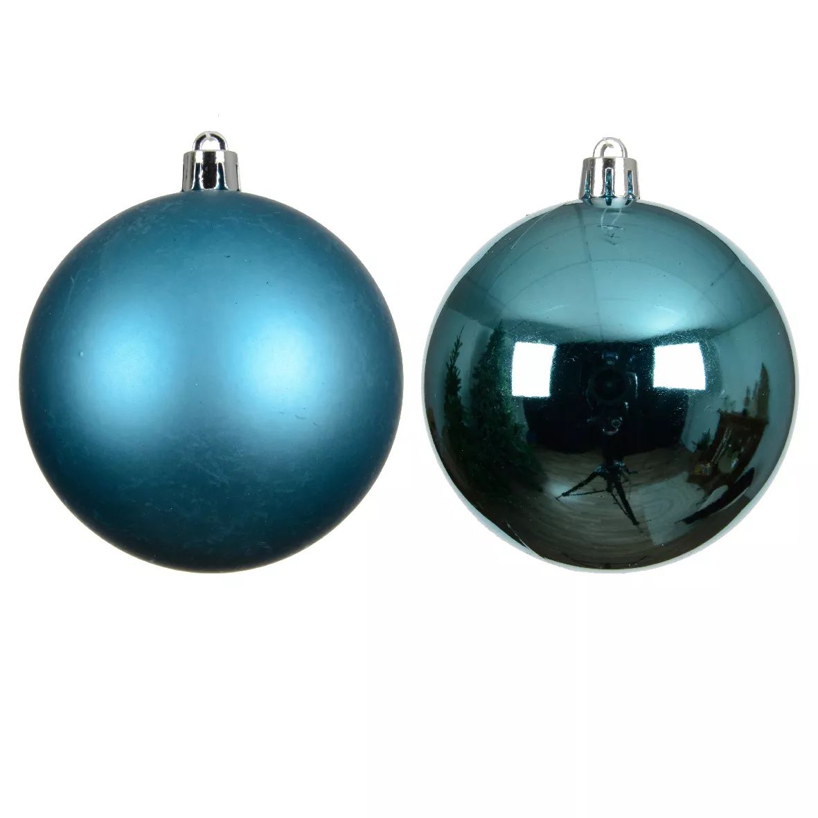 Set di 6 palline di Natale (D80 mm) Aravis Blu brillante
