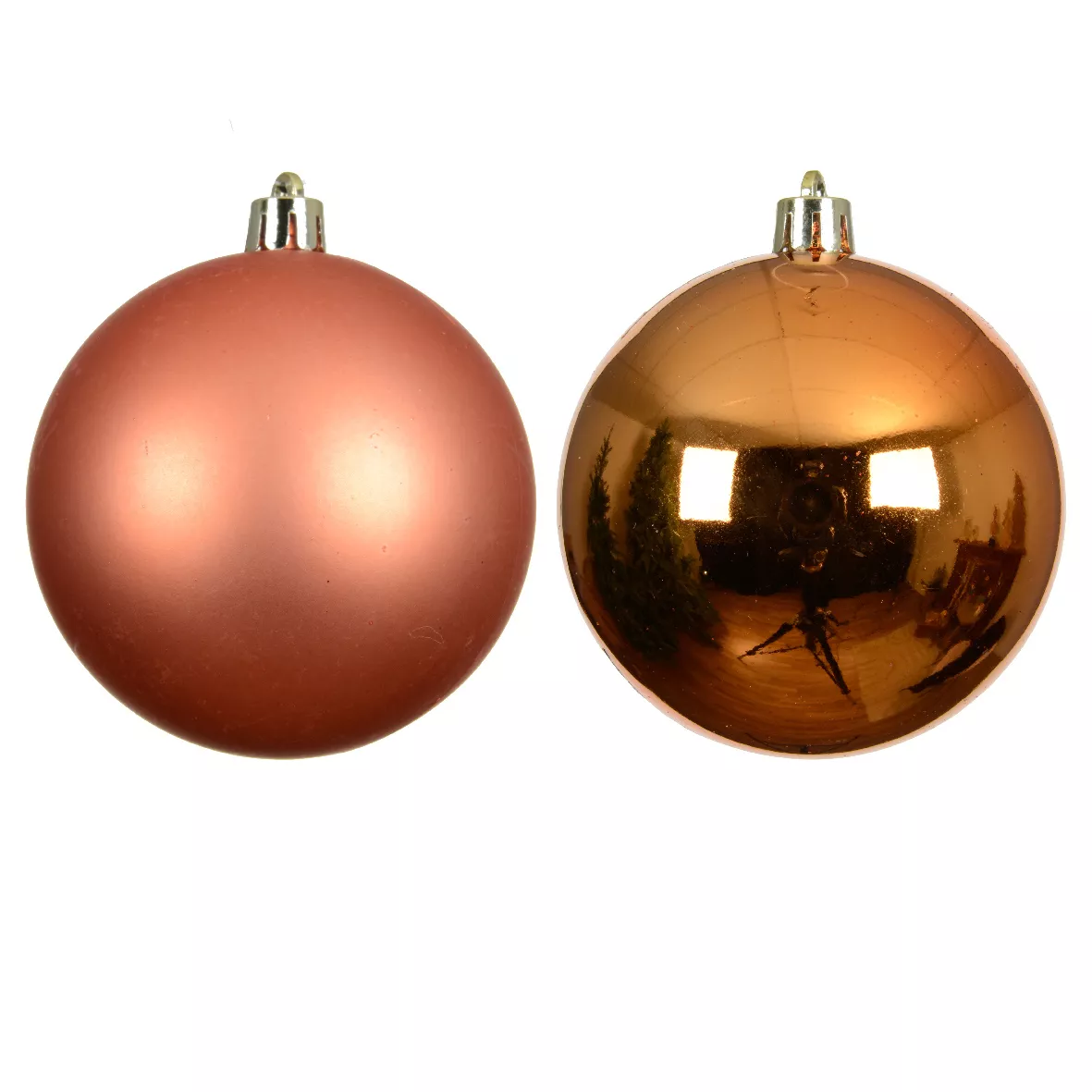 Lot de 16 boules de Noël (D40 mm) Aravis Orange