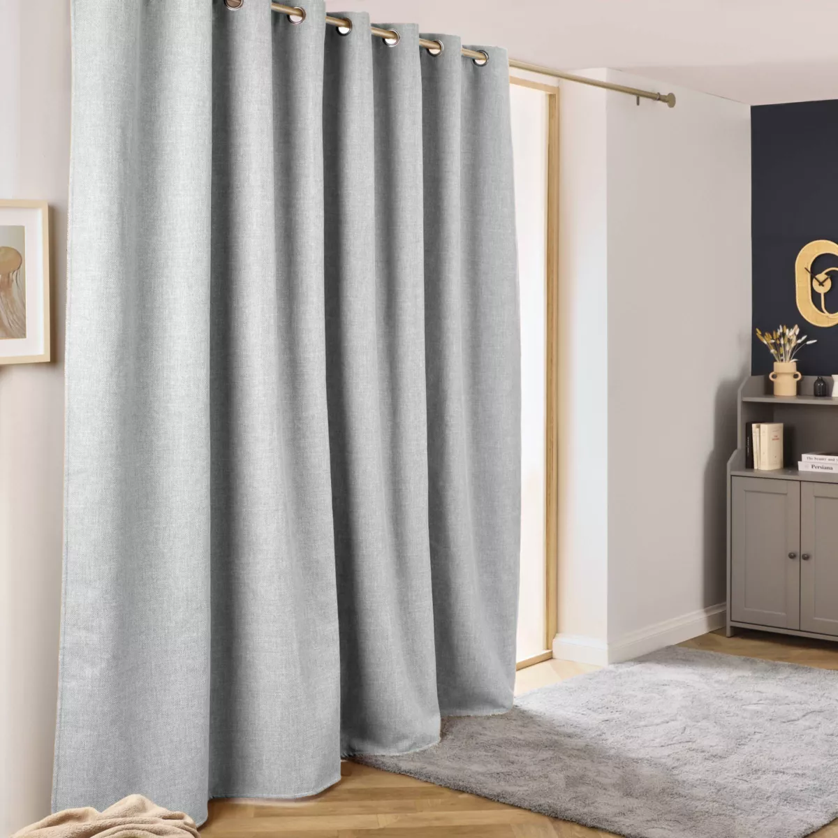 Thermovorhang Alba Grau (280 x 240 cm)