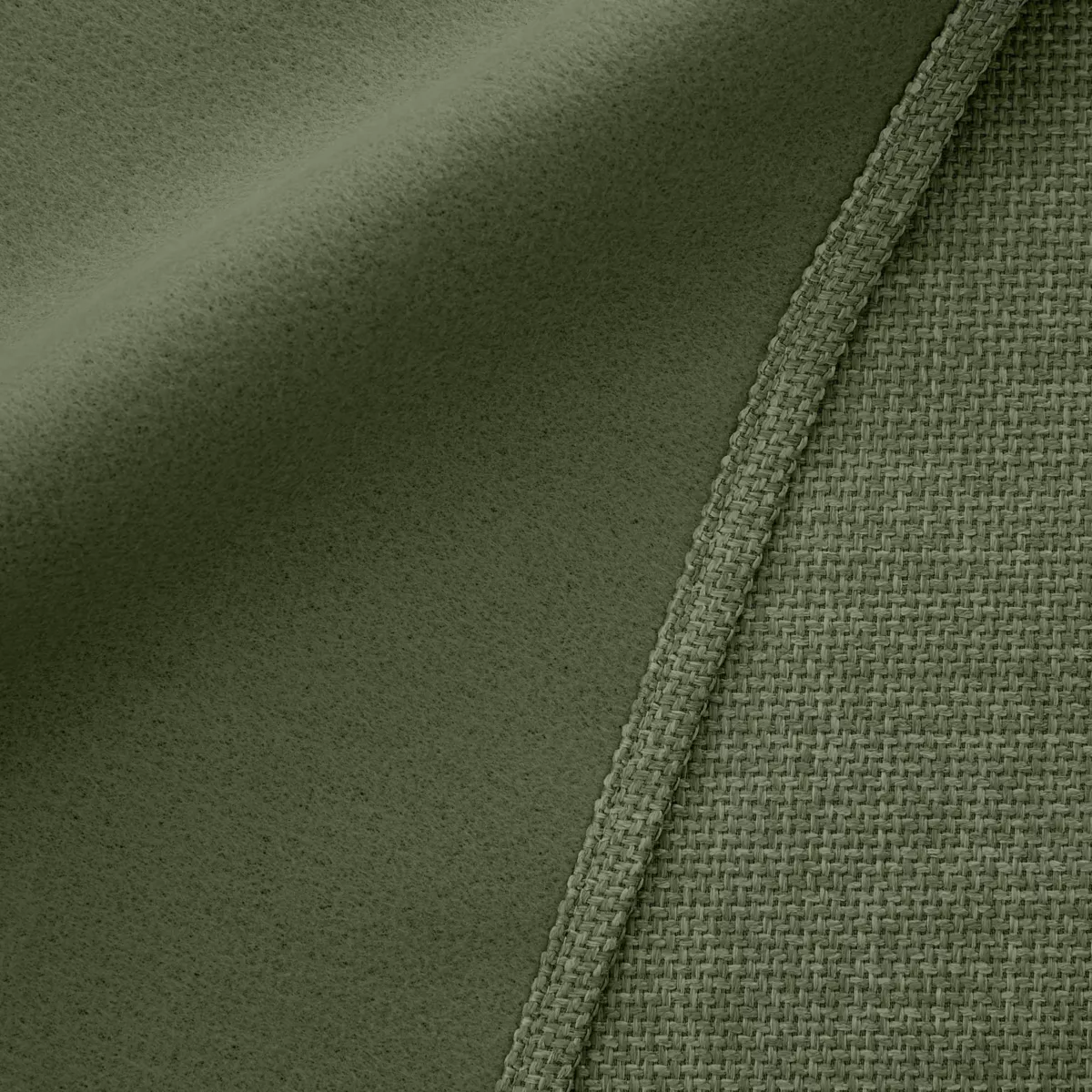 Tenda oscurante termica con fettuccia arricciata (180 x 260 cm) Alba Verde cachi