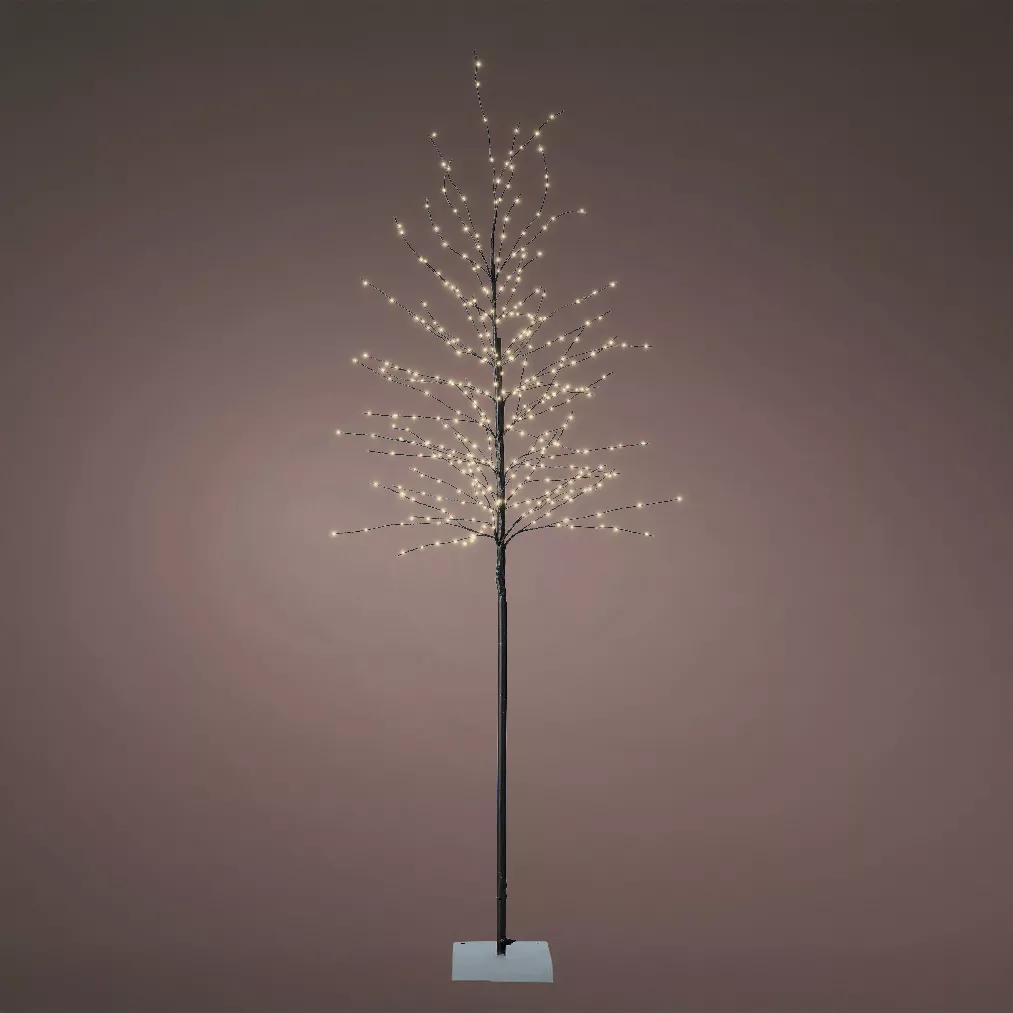Árbol luminoso 360 LED (H180 cm) Abedul de invierno Blanco cálido