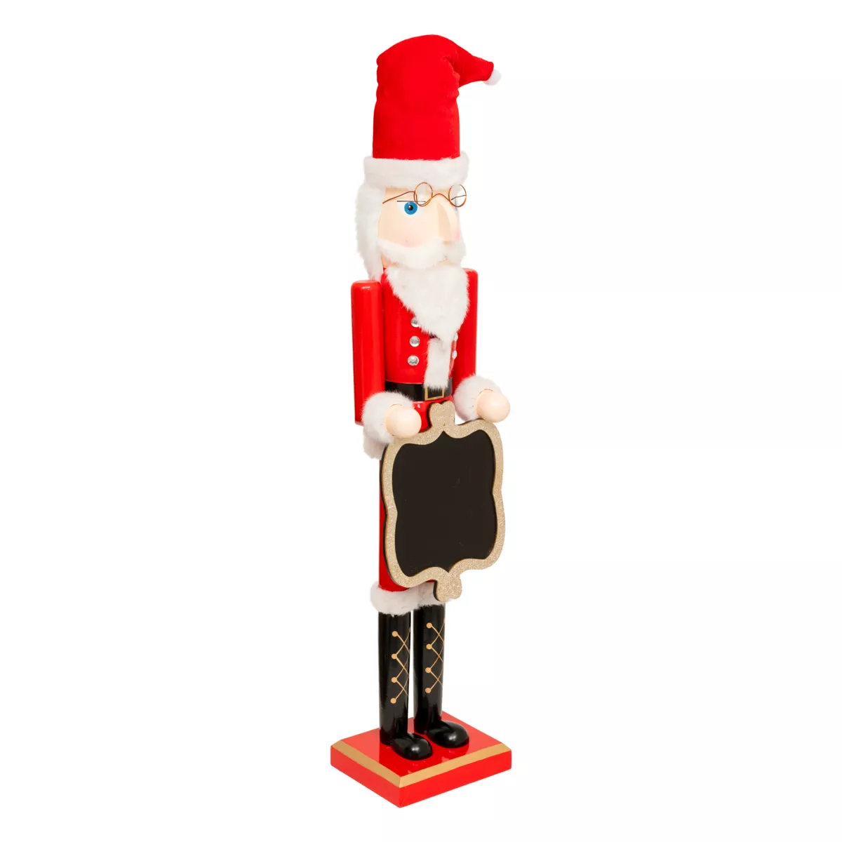 Cascanueces de madera (H90 cm) Ambroise con su pizarra