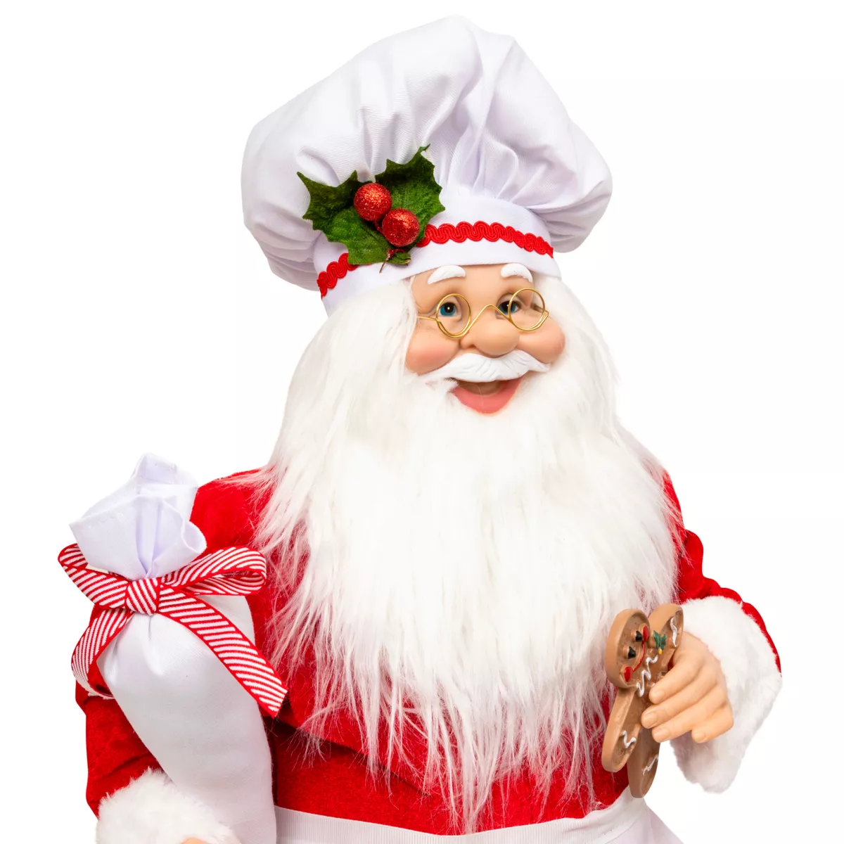 Babbo Natale tradizionale (H60 cm) Gautier il cuoco