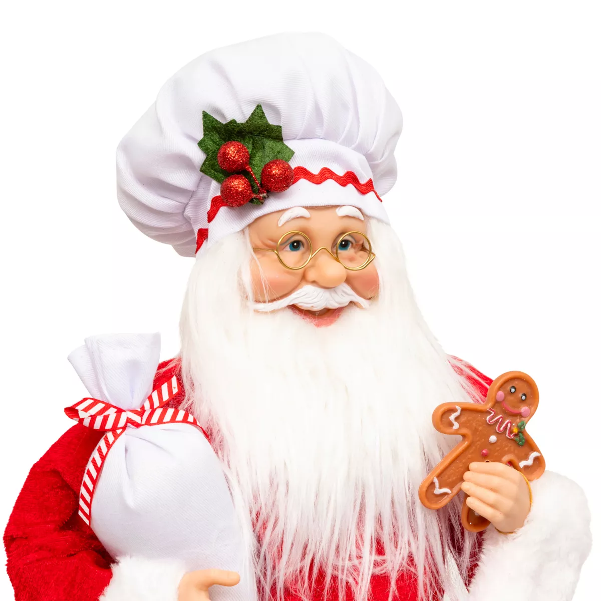 Babbo Natale tradizionale (H45 cm) Gautier il cuoco