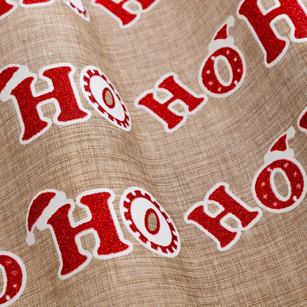 Runner da tavolo in juta (300 x 28 cm) Hohoho Beige e rosso