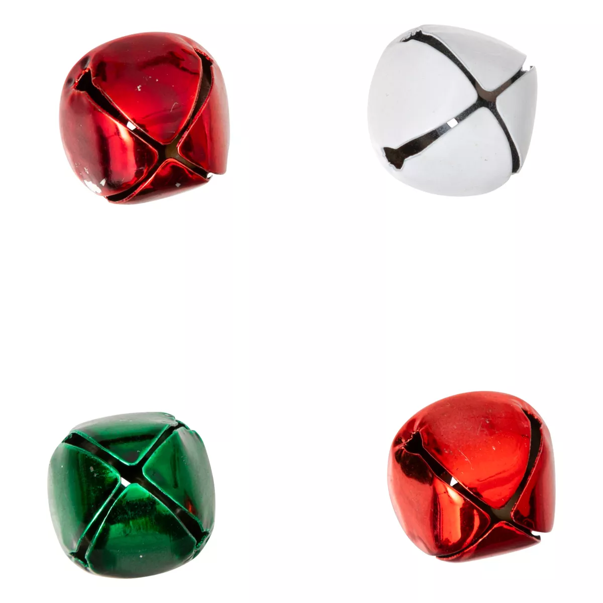 Set von 24 mehrfarbigen Metallglöckchen zum Streuen