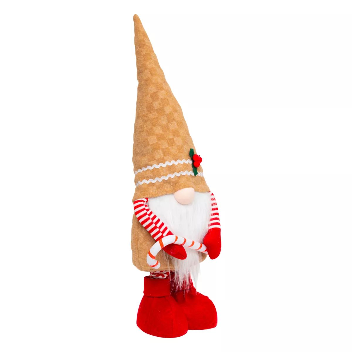 Folletto con gambe telescopiche (H80 cm) Goloso Pan di zenzero Marrone chiaro