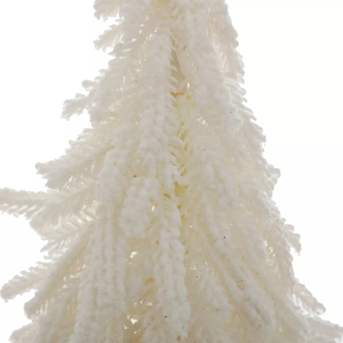 Albero decorativo in juta (H27 cm) Innevato Bianco