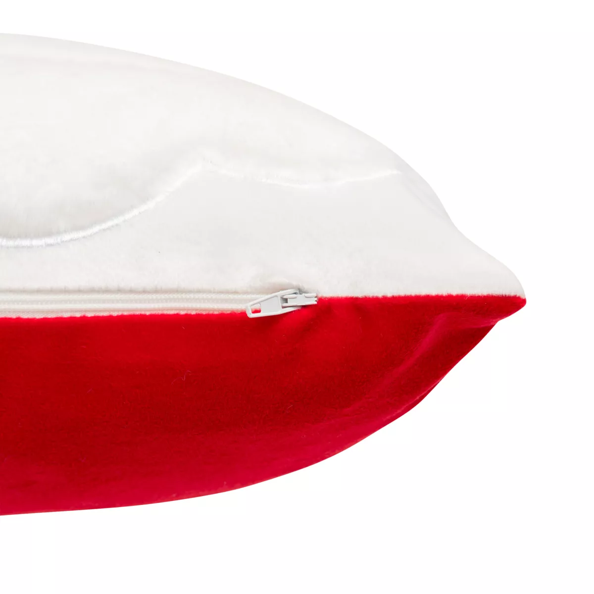 COUSSIN PERE NOEL 40X40CM rouge