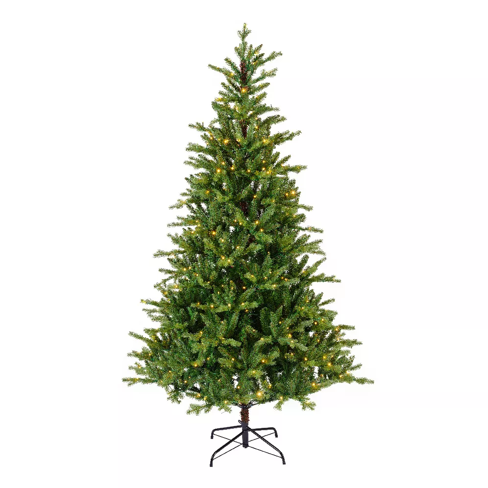 Árbol de Navidad artificial luminoso 560 LED (H240 cm) Allix Verde abeto