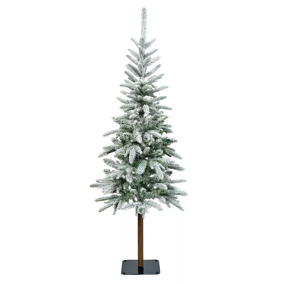 Künstlicher Weihnachtsbaum (H240 cm) Glockner Schnee Grün - Kunsttannen & Deko-Bäume