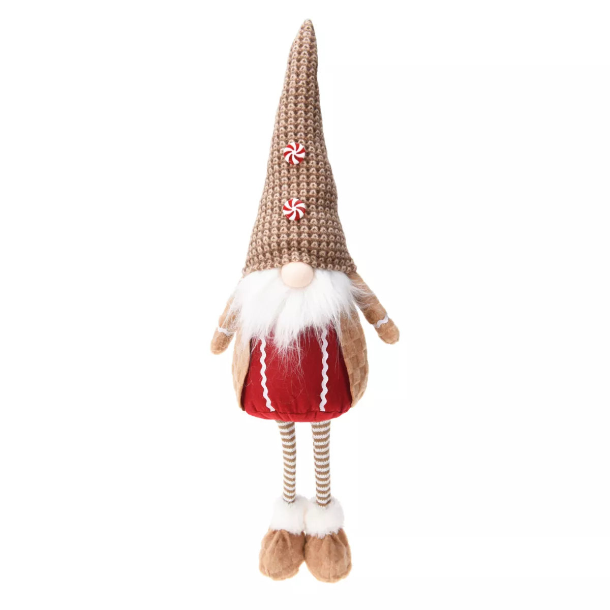 Folletto di Natale in piedi (H64 cm) Mister Caramelio Beige