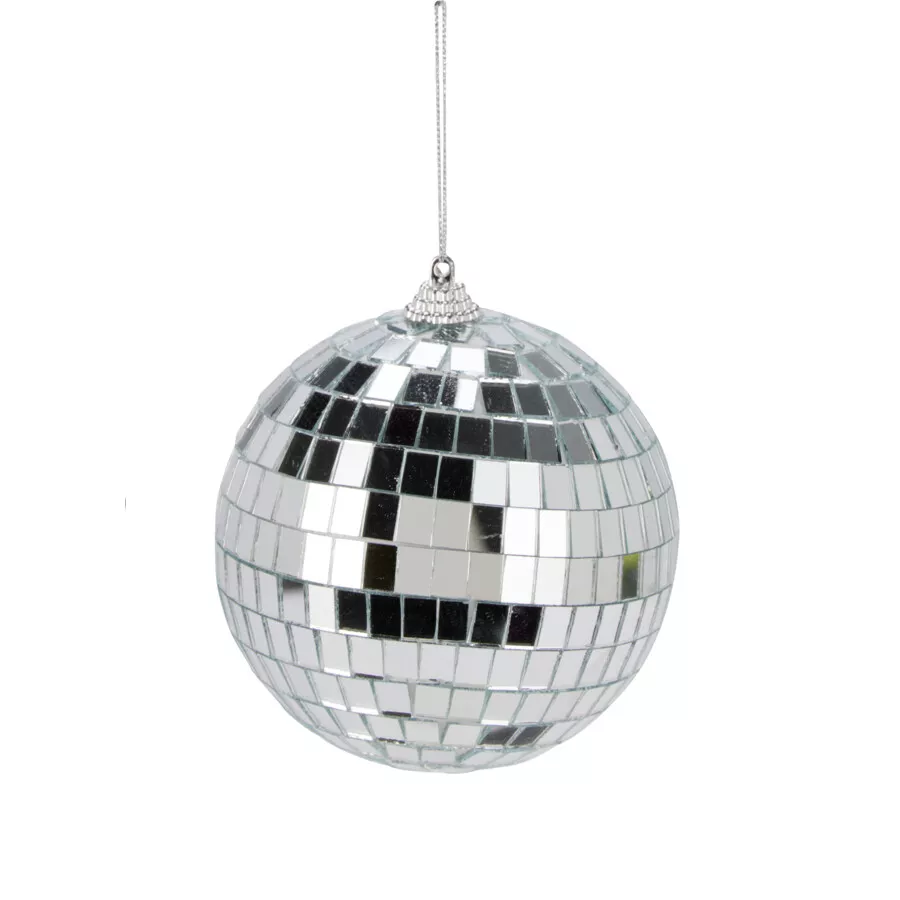 Set di 12 palline di Natale (D100 mm) Night Fever Argento
