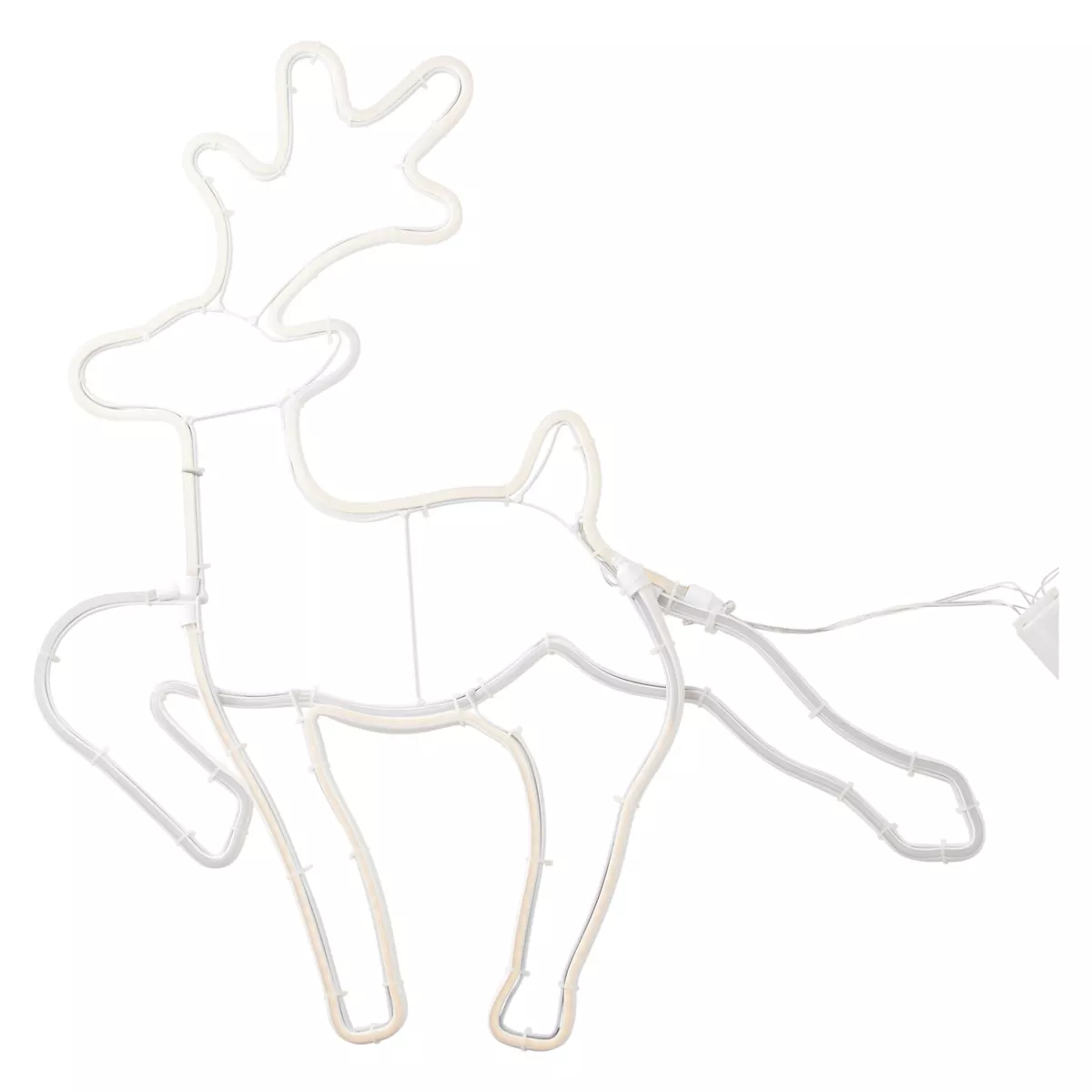 Renne de Noël lumineux 343 LED (H59 cm) Néon Moov light Blanc chaud