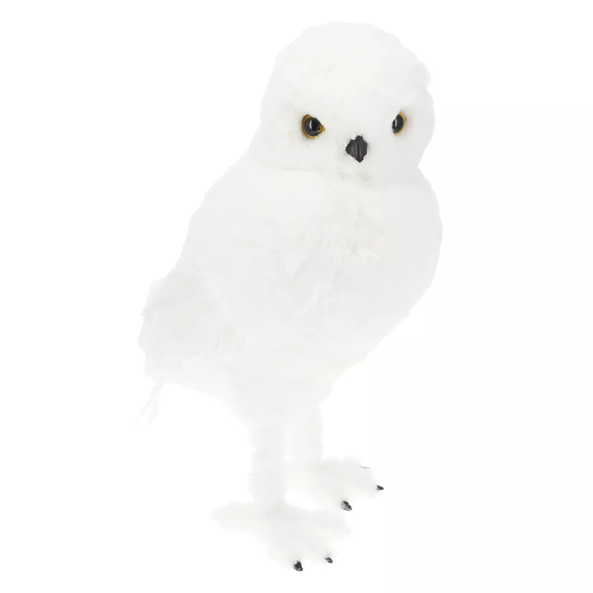 HIBOU DEBOUT 49CM BLANC 2ASS MOD A
