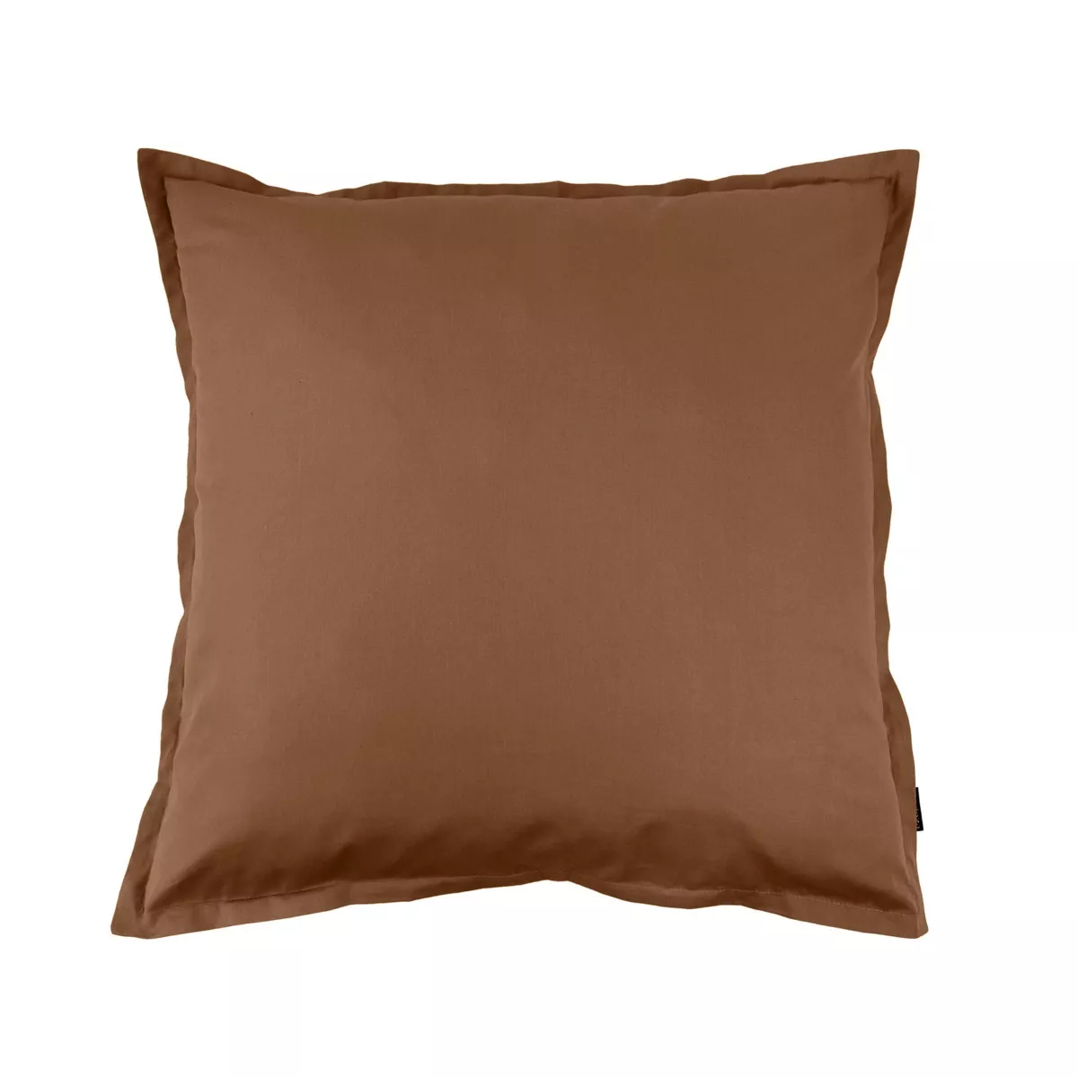 Taie d'oreiller carrée percale de coton (65 x 65 cm) Cali Cappuccino