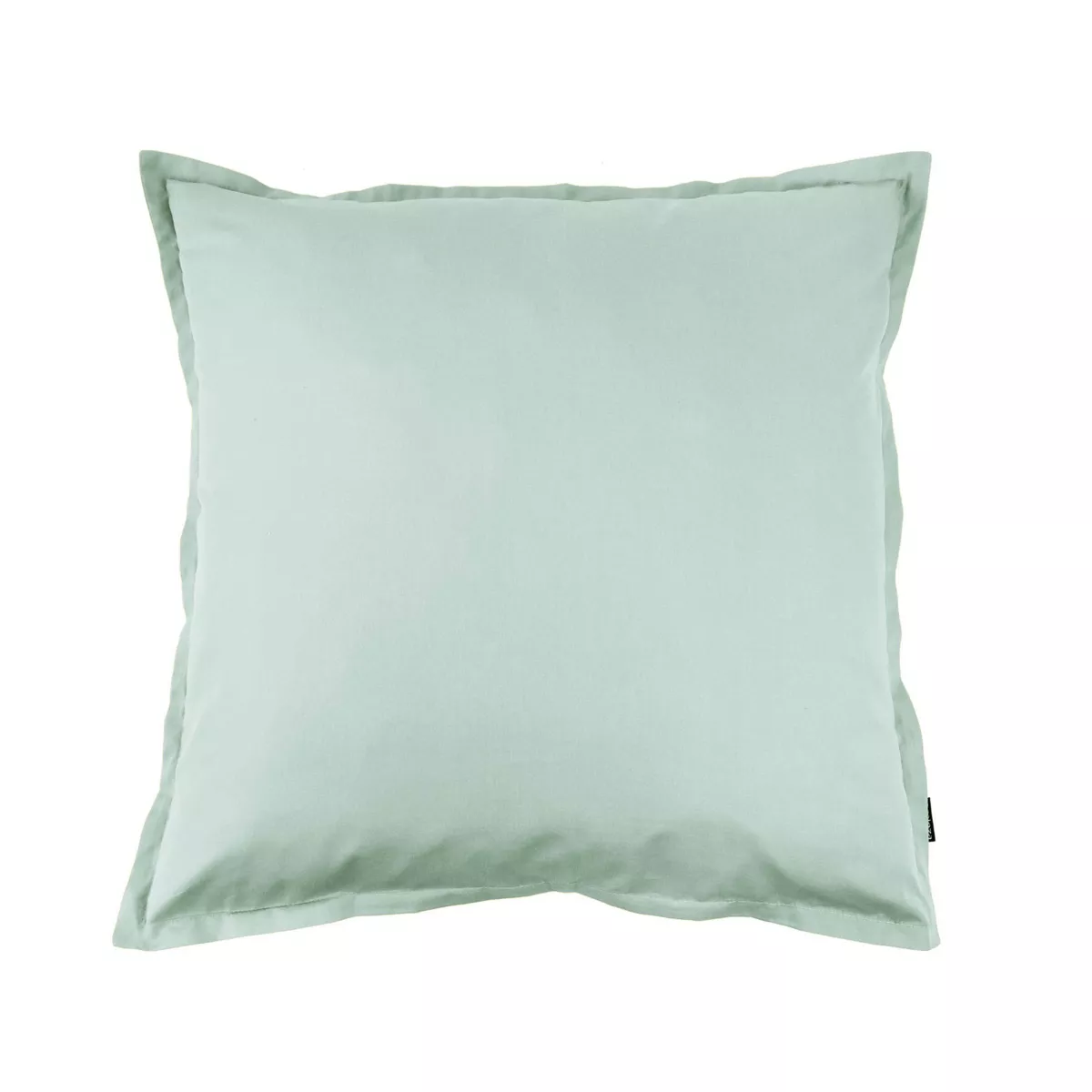Funda de almohada cuadrada de percal de algodón (65 x 65 cm) Cali Verde eucalipto
