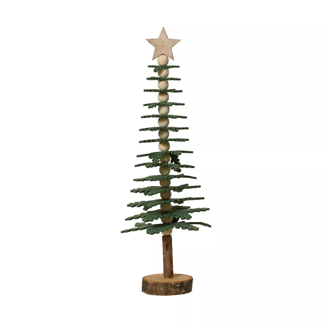 1 Sapin feutrine dia12.50-H37.50cm assorti MOD A 