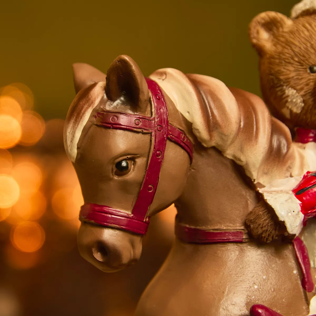 Cavallo a Dondolo (H20 cm) Piccolo orso natalizio