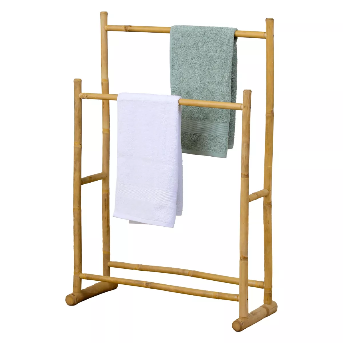 Toallero caña de bambú 2 niveles (H105 cm) Bali