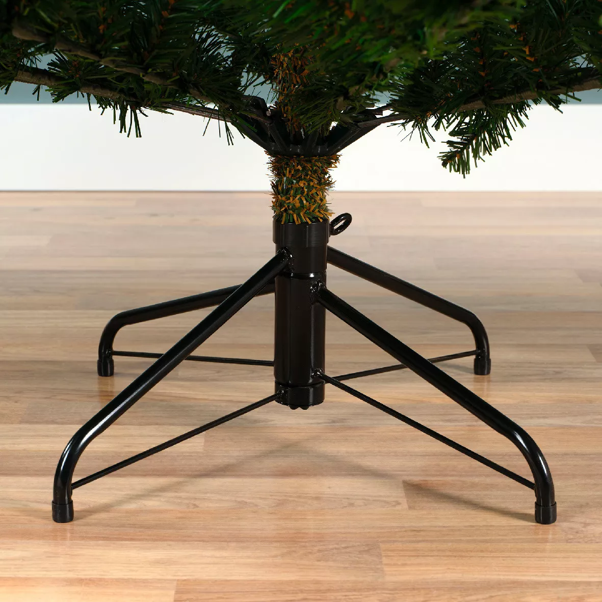 Neo Albero Di Natale Artificiale Effetto Abete Rosso 2,1 M – Rami In PE Con Base Metallo, Realistico - 2