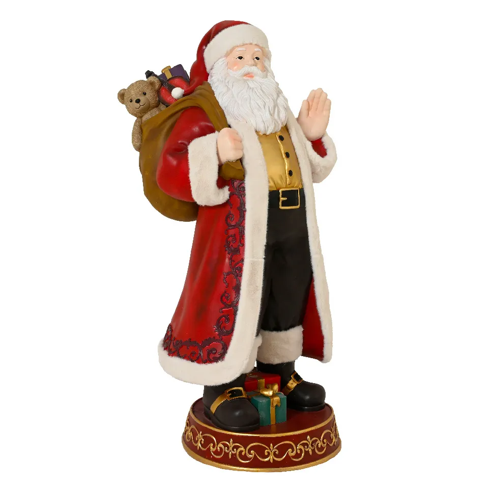 1 Pere noel magnesium L79.00-W75.00-H170.00cm rouge/couleur(s) 