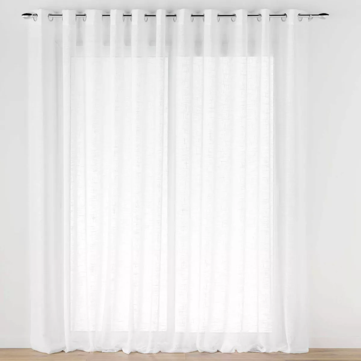 Tenda a pannello in tessuto effetto lino Haltona Bianco (400 x 240 cm)