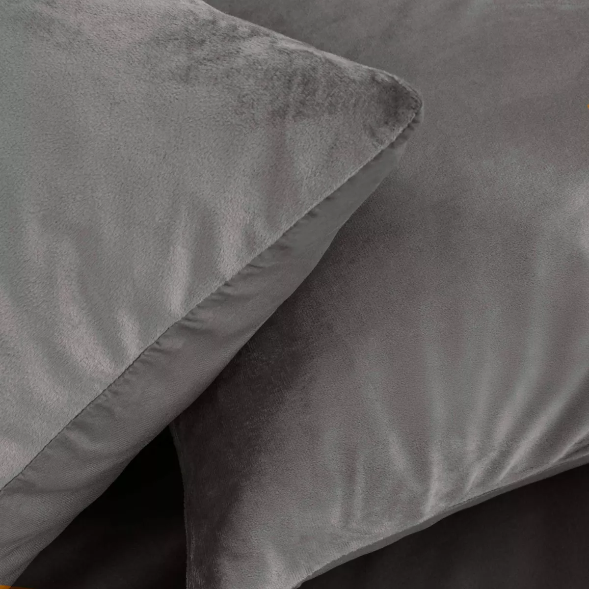 Parure 3 Pices (240 x 220 cm) Velina Anthracite, 100% Polyester