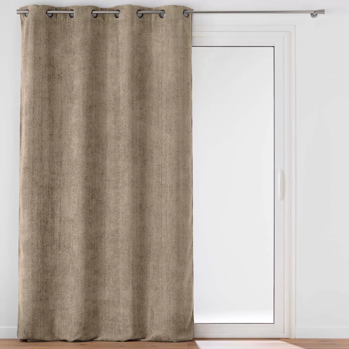 Tenda in velluto chenille (140 x 260 cm) Leo Beige