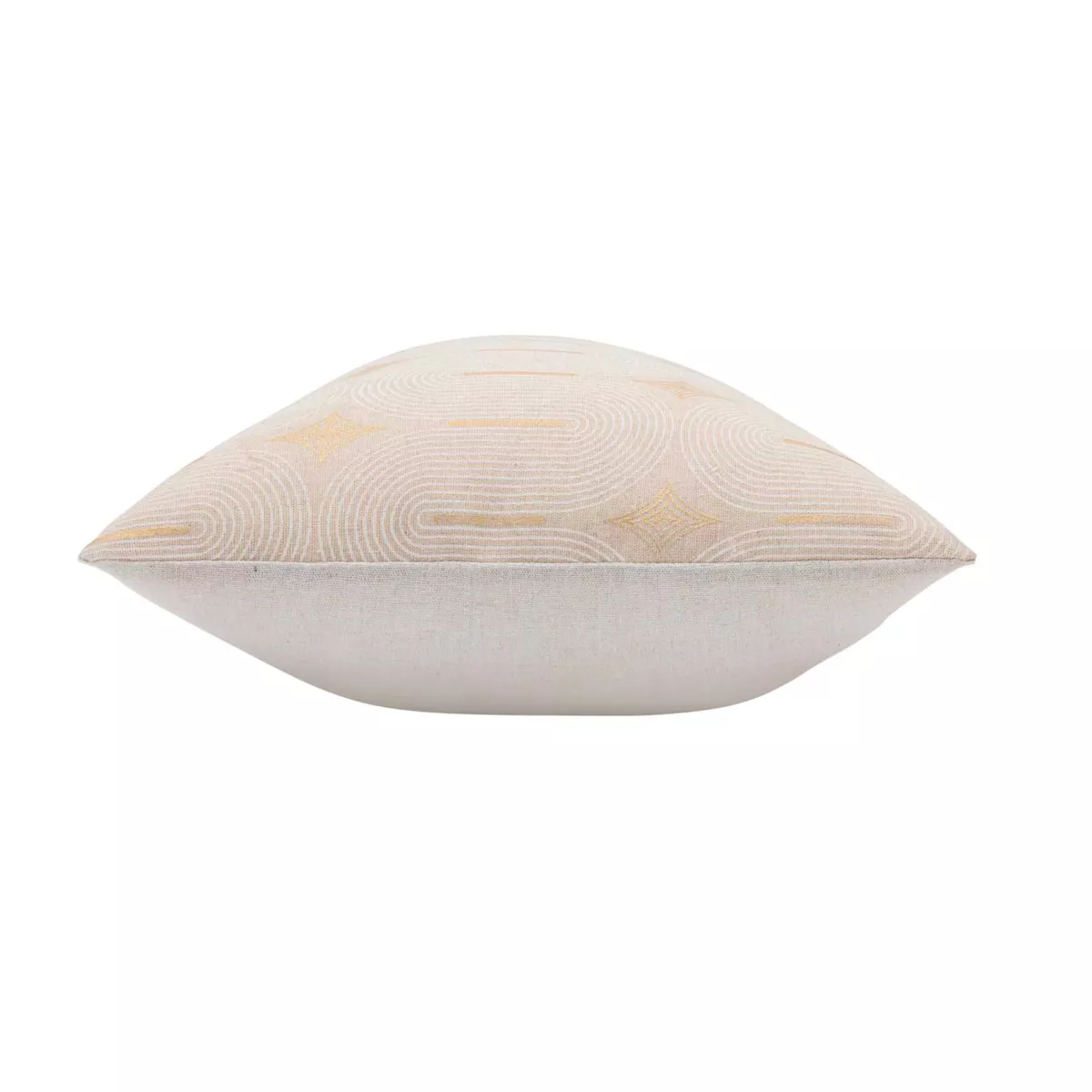 Cuscino rettangolare in cotone (40 x 60 cm) Ondine Bianco