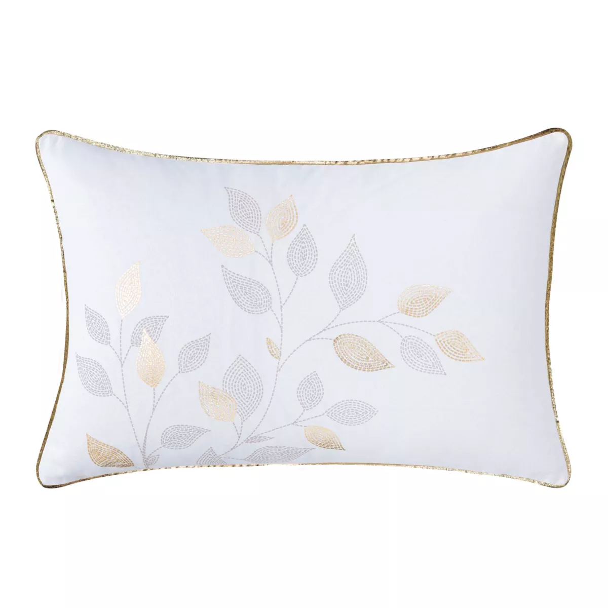 Cuscino rettangolare in cotone (40 x 60 cm) Duchessa Bianco