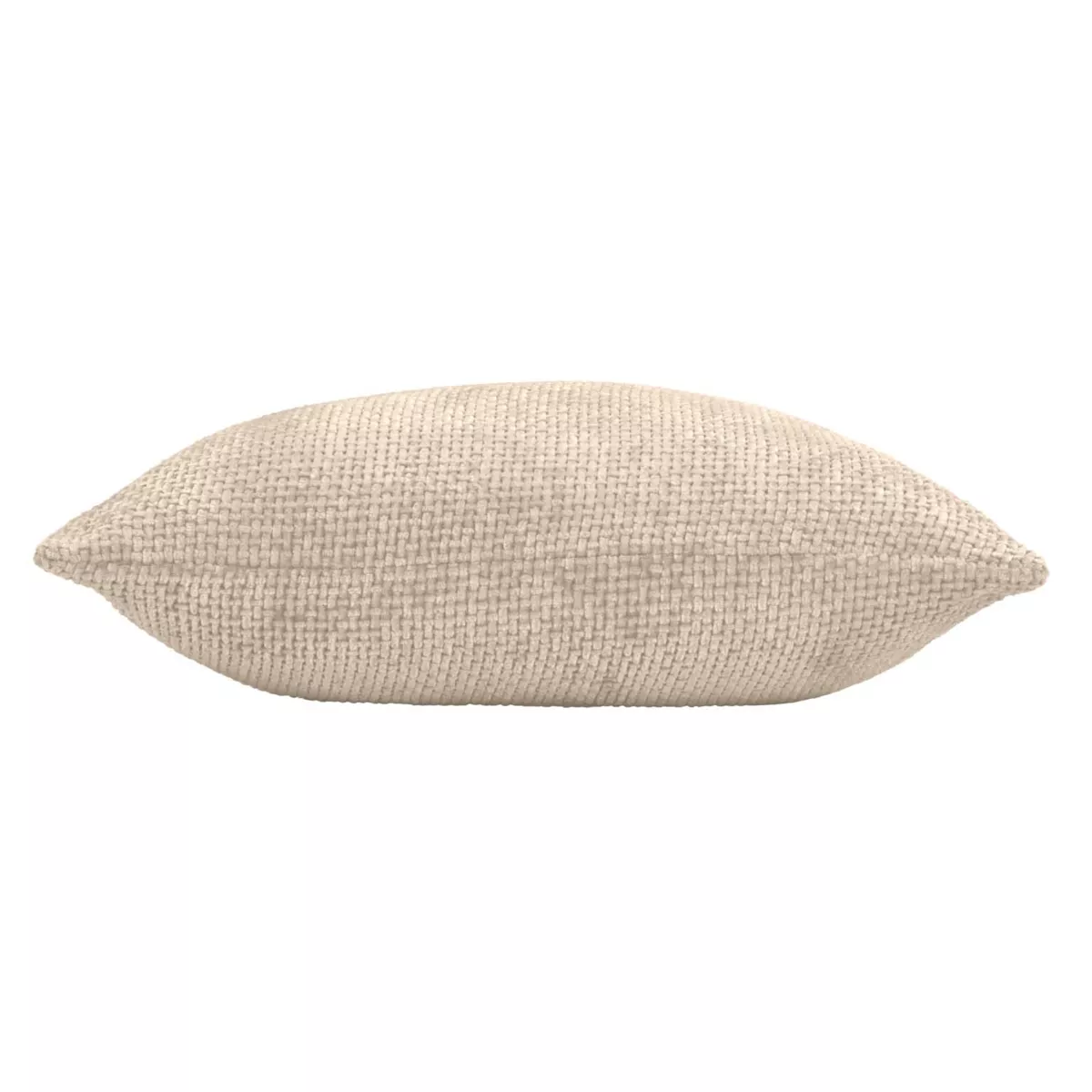 Coussin DŽhoussable (45 x 45 cm) Leo Naturel, Velours Chenille