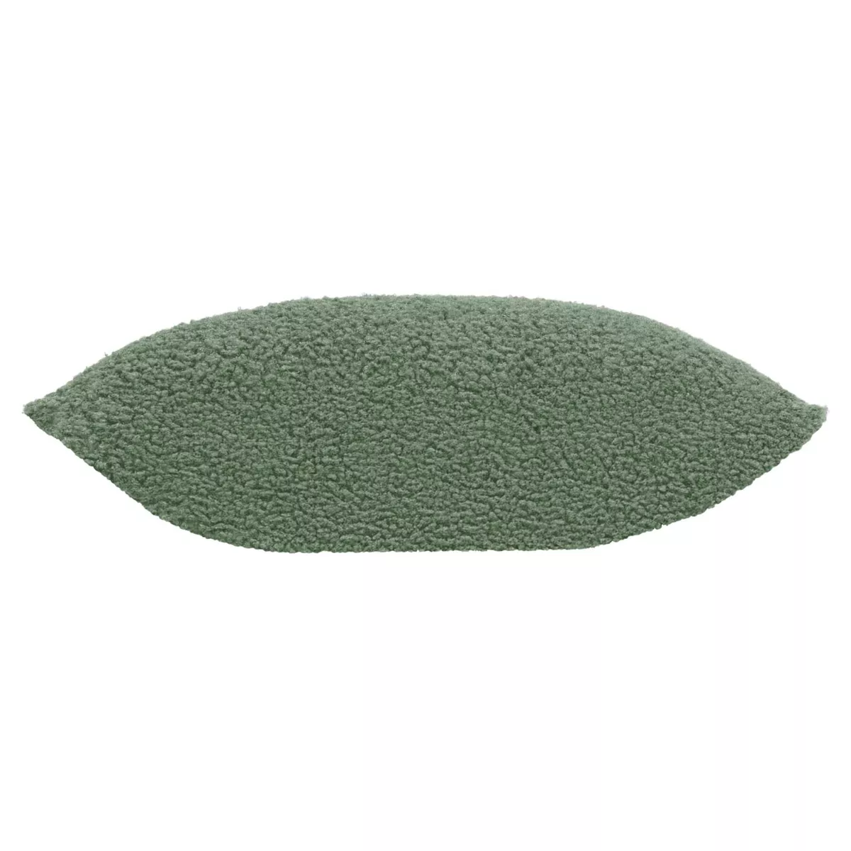 Housse de Coussin (40 x 40 cm) Woolen Sauge, Bouclette Unie