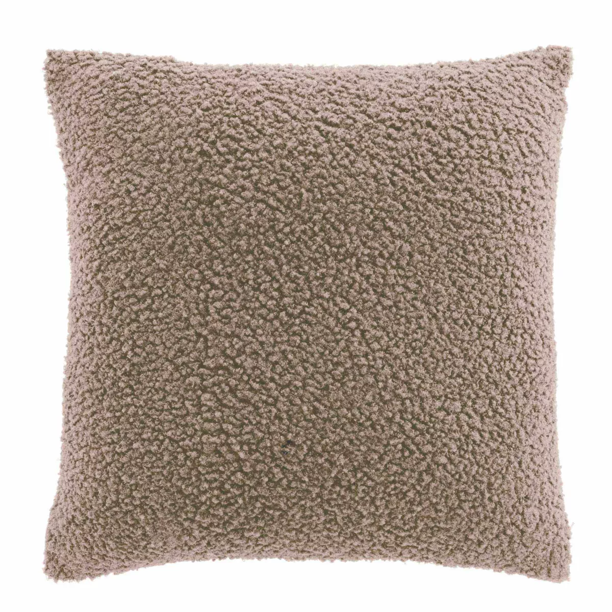 Housse de Coussin (40 x 40 cm) Woolen Petrole, Bouclette Unie