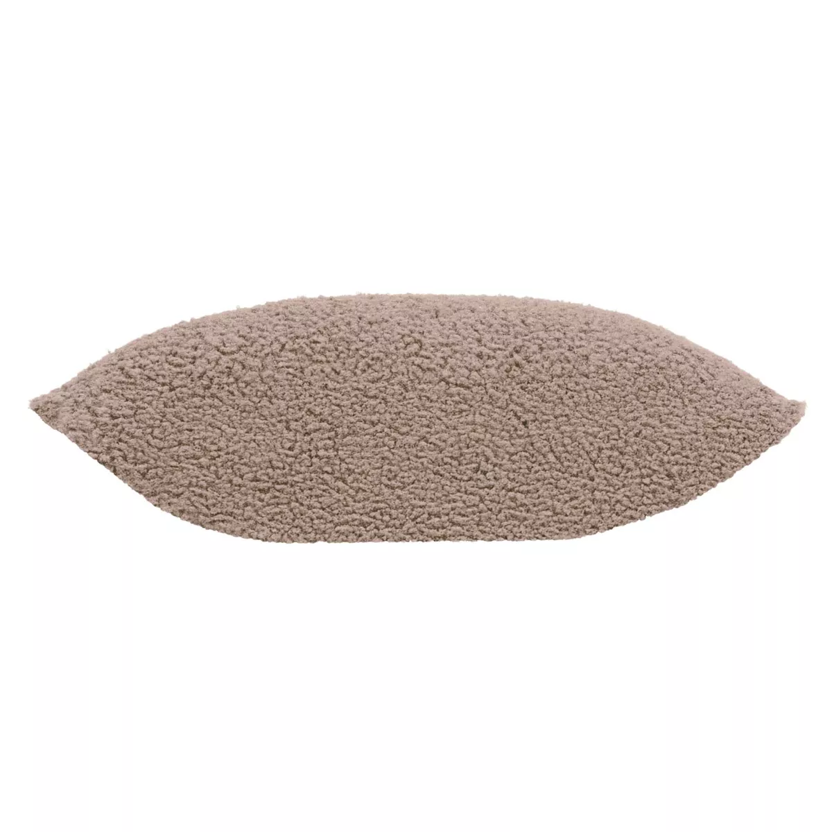 Housse de Coussin (40 x 40 cm) Woolen Petrole, Bouclette Unie