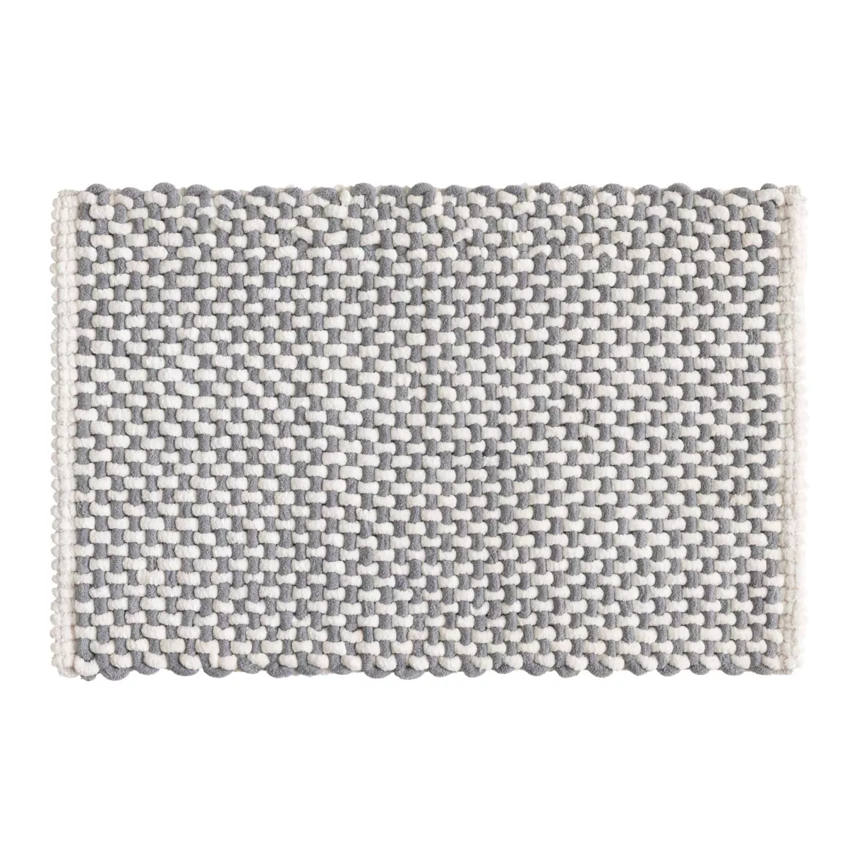 Tapis de Bain (50 x 80 cm) Rafael Naturel, Coton/Polyester Chenille