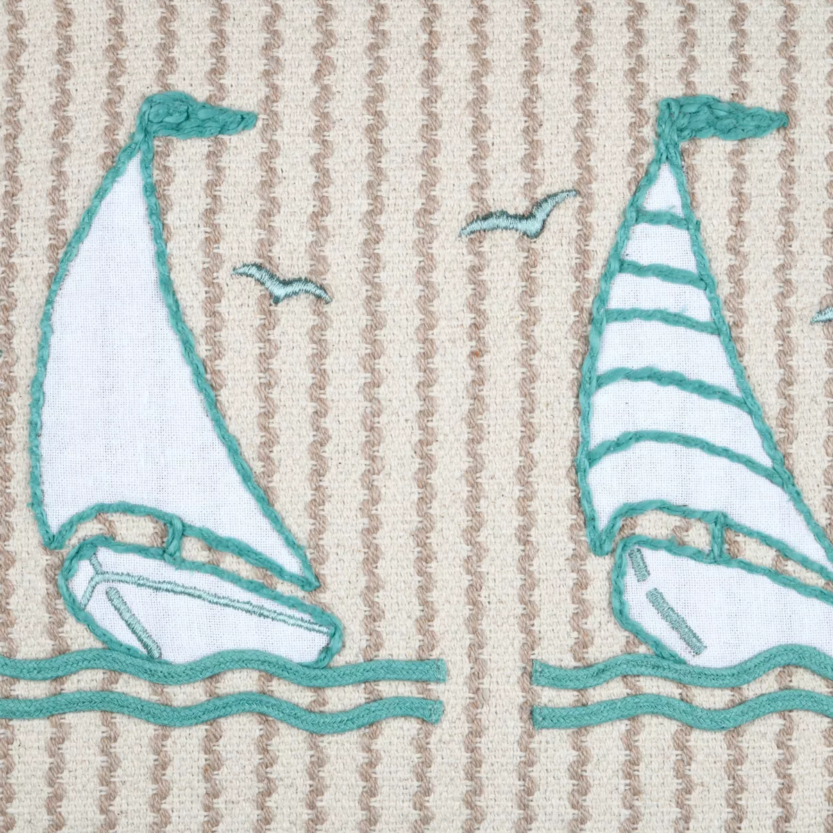 Cuscino quadrato in cotone (45 x 45 cm) Barbados Beige