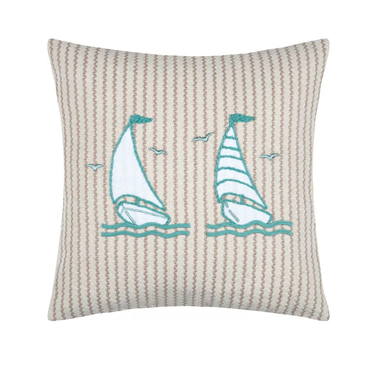 Cuscino quadrato in cotone (45 x 45 cm) Barbados Beige