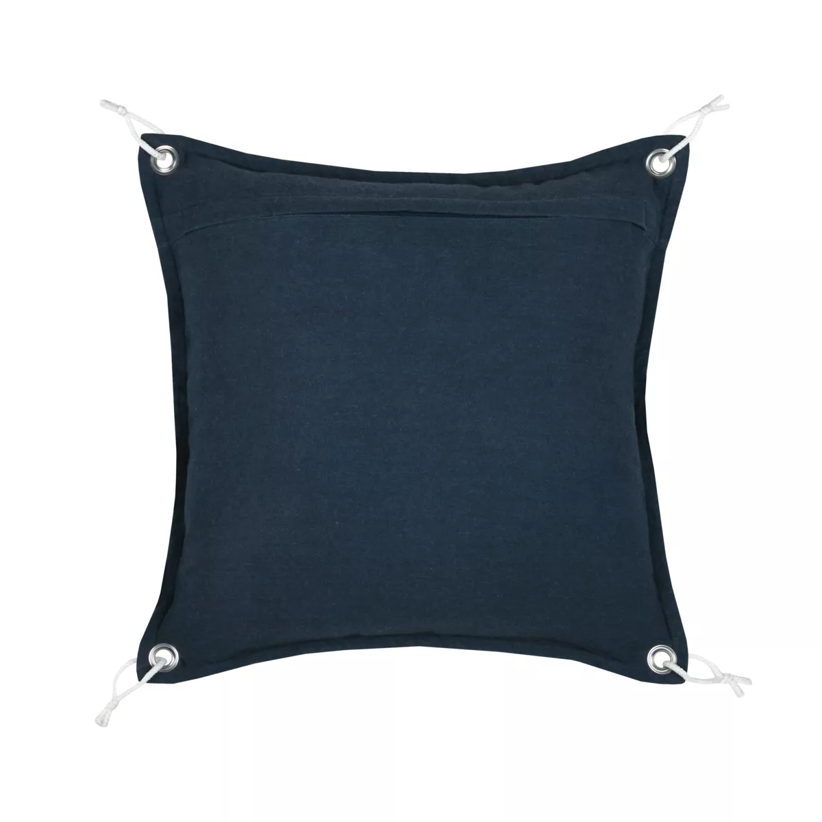 Cuscino quadrato in cotone (50 x 50 cm) Bordemer Blu navy